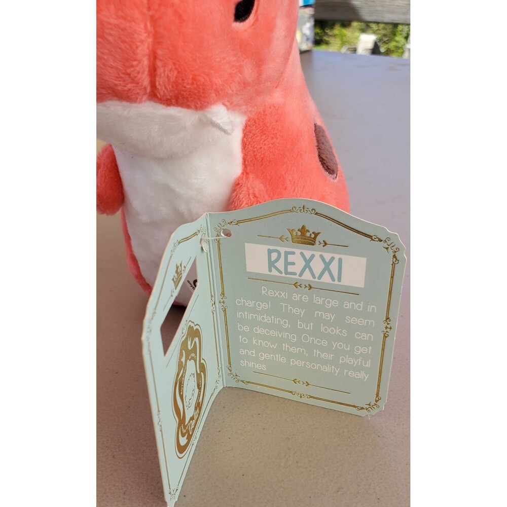 Bellzi T-Rex "Rexxi" 6" Dinosaur Plush - Brand New with Tags